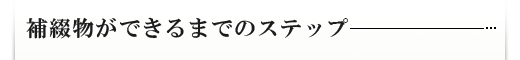 矯正治療のステップ